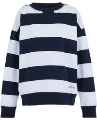 Regatta - Avika Ii Stripe Crew Neck Trui (Marine, Wit) - Lyst
