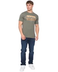 Crosshatch - Adults Tshirt Chevin Tee Cotton Textile - Lyst