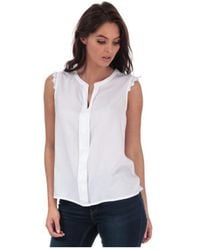 ONLY - Womenss Kimmi Lace Trim Top - Lyst