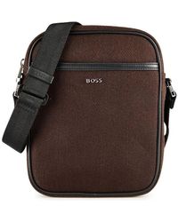 BOSS - Dakkar Ns Zip Shoulder Bag - Lyst