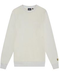 Lyle & Scott - And Embroidered Crewneck Sweatshirt - Lyst