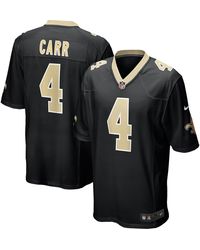 Nike - Nfl New Orleans Saints 4 Derek Carr Home Game Jersey - Lyst