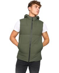 Crosshatch - Hanjo Gilet (olijf) - Lyst