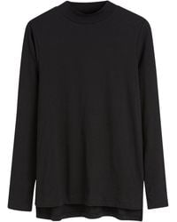 Secret Label - High Neck Long Sleeve Jersey Top - Lyst