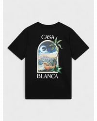 CASABLANCA - La Nights T Shirt - Lyst