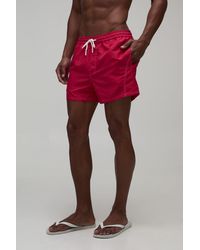 BoohooMAN - Constrast Stitch Short Length Swim - Lyst