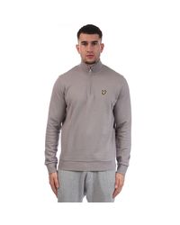 Lyle & Scott - Loopback Quarter Zip Sweatshirt - Lyst