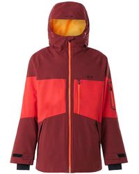 Oakley - Cedar Ridge Insula Oxblood Zip Up Jacket 412785 44A - Lyst