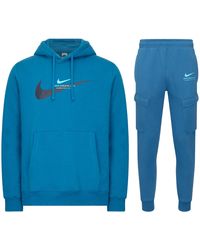 Nike - Sportswear Standard Issue Hooded Fleece Tracksuit Cotton - Lyst