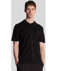 Lyle & Scott - Blend Gebreid Poloshirt - Lyst