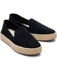 TOMS - Carolina 100% Cow Espadrilles Leather - Lyst
