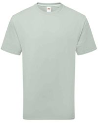 Fruit Of The Loom - Adult Cotton T-Shirt (Sage) - Lyst