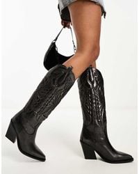 Bronx - New Kole Western Knee Boots - Lyst