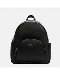 COACH - Pebbled Leather Court Backpack Bag - Lyst