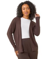 Roman - Petite Plain Stretch Cardigan - Lyst