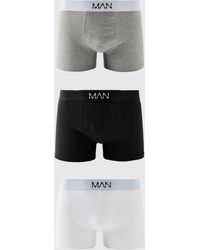 BoohooMAN - 3 Multi Pack Original Boxers - Lyst