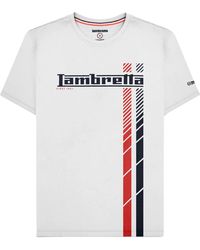 Lambretta - Ss25 Racing Stripe T-Shirt Cotton - Lyst