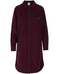 Trespass - Ladies Allison Shirt Dress (Dark Cherry) - Lyst