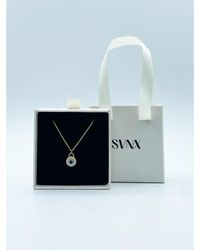 SVNX - Circle Lock Necklace - Lyst