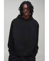 BoohooMAN - Basic Bm Signature Oversized Hoodie - Lyst