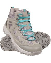 Mountain Warehouse - Ladies Adventurer Leopard Print Faux Suede Waterproof Walking Boots () - Lyst