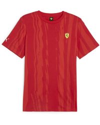 PUMA - X Scuderia Ferrari Race T-Shirt Cotton - Lyst
