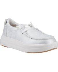 HEYDUDE - Wendy Nova Shimmer Snow Moccasins Shoes - Lyst