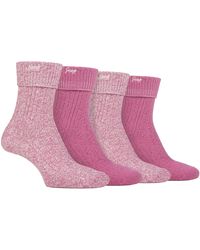 Jeep - Ladies 4 Pack Super Soft Walking Boot Socks - Lyst
