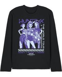 K-Pop Demon Hunters - Adult Huntrix The World Tour Posterized Long-Sleeved T-Shirt - Lyst