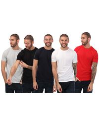 Duck and Cover - Duck En Cover Comonwell 5-pack T-shirts In Multi Kleur - Lyst