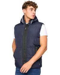 Crosshatch - Sandbox Hooded Gilet - Lyst