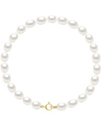 Ateliers Saint Germain - Bracelet Of Real Cultured Freshwater Pearls Grain Of Rice 4-5 Mm - Lyst