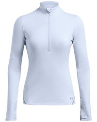 Under Armour - Vanish Zip Neck Long Sleeve Sweatshirt - Lyst