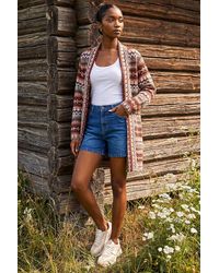 Roman - Petite Aztec Longline Cardigan - Lyst