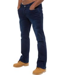 Enzo - Bootcut Stretch Denim Jeans - Lyst
