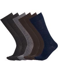 Pro Socks - 6 Pairs Executive Cotton High-Top Seamless S15001 - Lyst