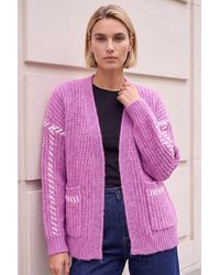 Roman - Blanket Stitch Cardigan - Lyst