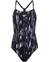 Speedo - All Over Rippleback Swimsuit Nylon - Lyst