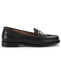 Carvela Kurt Geiger - Leather Snap Wide Fit Loafers - Lyst