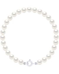 Ateliers Saint Germain - Bracelet Of Real Cultured Freshwater Pearls Round 5-6 Mm - Lyst
