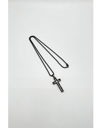SVNX - Hollow Cross Pendant Necklace - Lyst