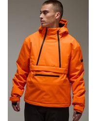 BoohooMAN - Active Ski Waterproof Fleece Lined Half Zip Jacket - Lyst