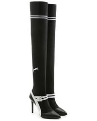 PUMA - X Fenty Knitted High Mary Jane Heels Shoes Wool - Lyst
