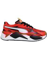 PUMA - Rs-x3 Cny Rood Zwart Wit Laag Lace Up Hardlooptrainers 373178 01 - Lyst