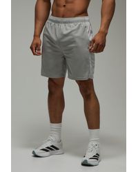 BoohooMAN - Active Colour Block Zip Pocket 7Inch Gym Shorts - Lyst