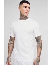 BoohooMAN - Tall Slim Fit Basic T-Shirt - Lyst