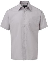 PREMIER - Short Sleeve Poplin Shirt - Lyst