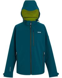 Regatta - Arana Waterdichte Soft Shell Jas (marokkaans Blauw/citroen Kalk) - Lyst