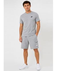 Nike - Tracksuit T Shirt Cargo Pocket Shorts - Lyst