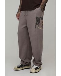 BoohooMAN - Tall Balloon Fit Washed Gothic Seam Detail Jogger - Lyst